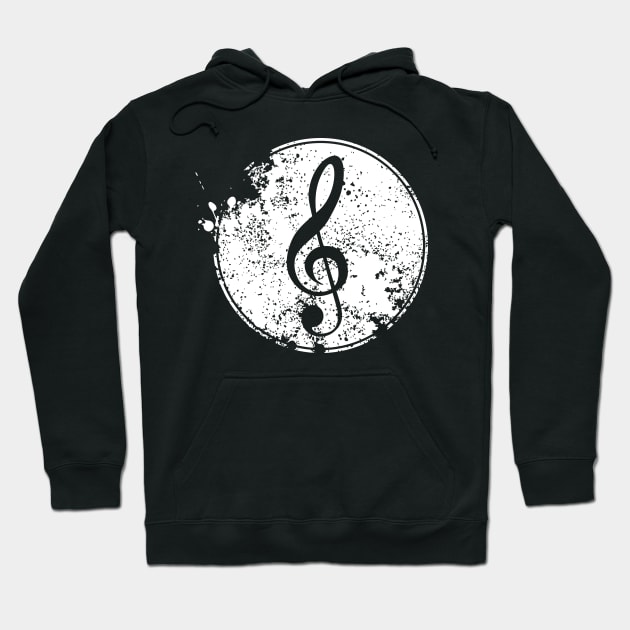 Clef Hoodie by LylaLace Studio